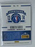 2013-14 NBA Hoops Basketball Courtside #19 Kenneth Faried Denver Nuggets