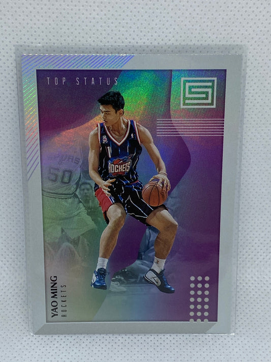 2018-19 Panini Status Yao Ming #7 Top Status Insert Holo Foil