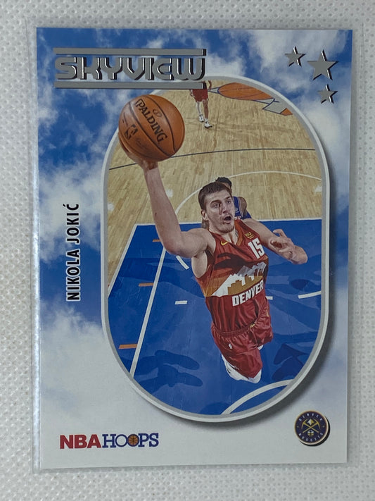 2021-22 Panini NBA Hoops Nikola Jokic Skyview Insert #24 Denver Nuggets