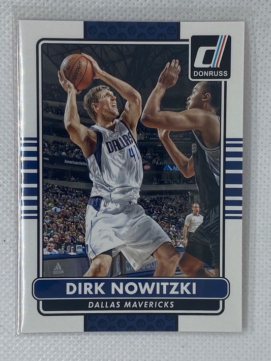 2014-15 Panini Donruss Base #7 Dirk Nowitzki Dallas Mavericks