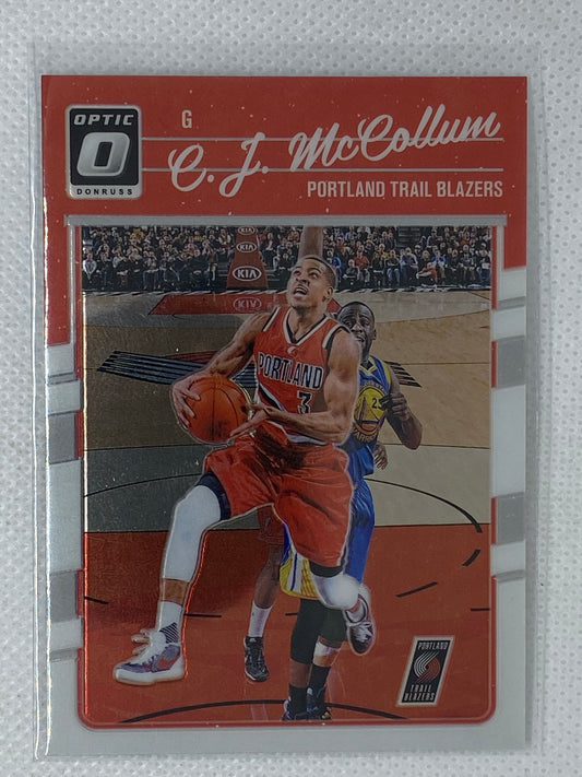 2016-17 Panini Donruss Optic CJ McCollum #130 Portland Trailblazers