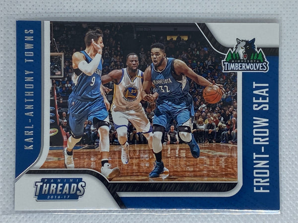 Karl-Anthony Towns 2016-17 Panini Threads Front-Row Seat Base No. 13