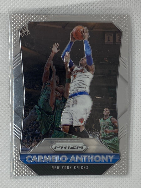 2015-16 Panini Prizm New York Knicks Basketball Card #56 Carmelo Anthony