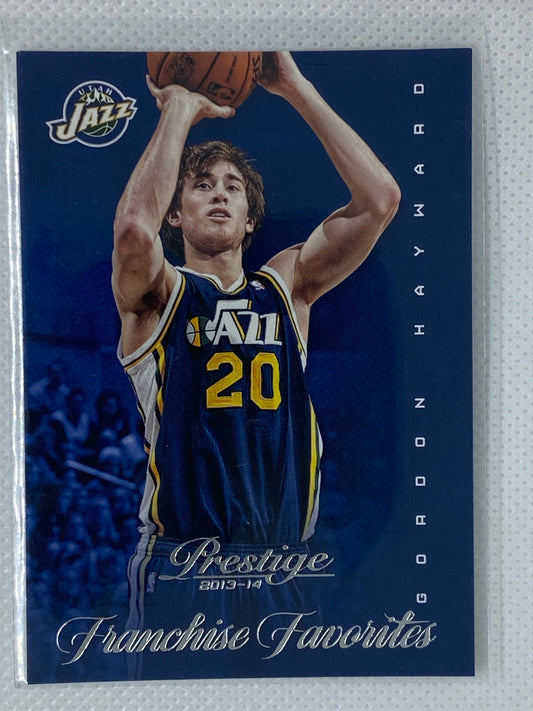 2013-14 Prestige Franchise Favorites #29 Gordon Hayward