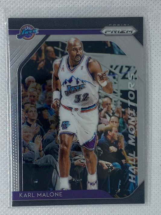 2018-19 Panini Prizm Hall Monitors Karl Malone #5 Utah Jazz