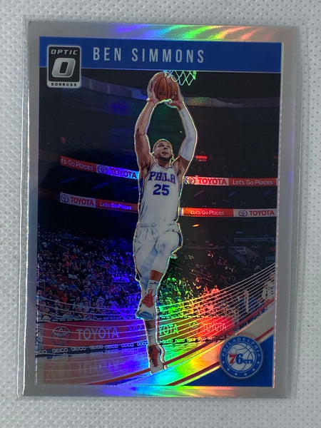 2018-19 Donruss Optic #59 Ben Simmons Silver Holo Prizm SP Philadelphia 76ers