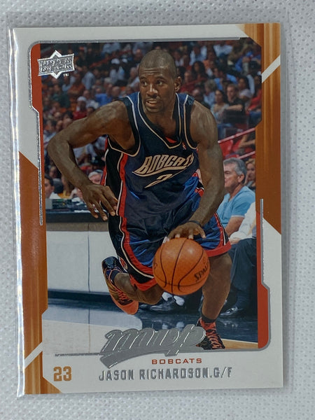 2008-09 Upper Deck MVP Charlotte Bobcats Basketball Card #15 Jason Richardson