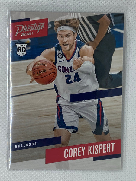 2021-22 Panini Chronicles Prestige Draft Picks Corey Kispert #376 RC Rookie Card