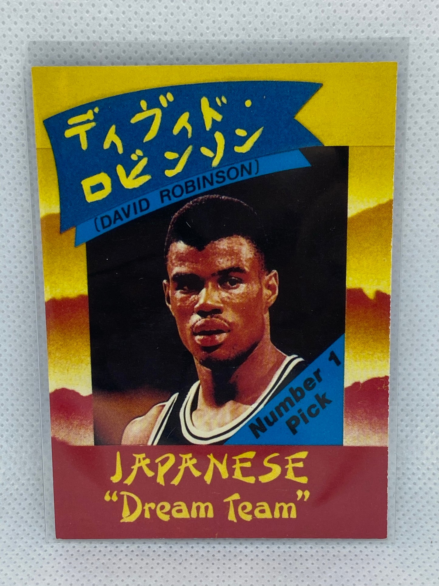 1991 Kalifornia Kardz Japanese Dream Team SP David Robinson NM-MT 'The Admiral'