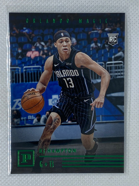 2020-21 Panini Chronicles RJ Hampton #105 Green Parallel Rookie Magic