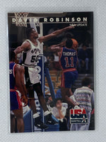 1992 SkyBox USA San Antonio Spurs Basketball Card #73 David Robinson/NBA Update