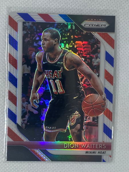 2018-19 Panini Prizm Red White & Blue Prizm Dion Waiters #166