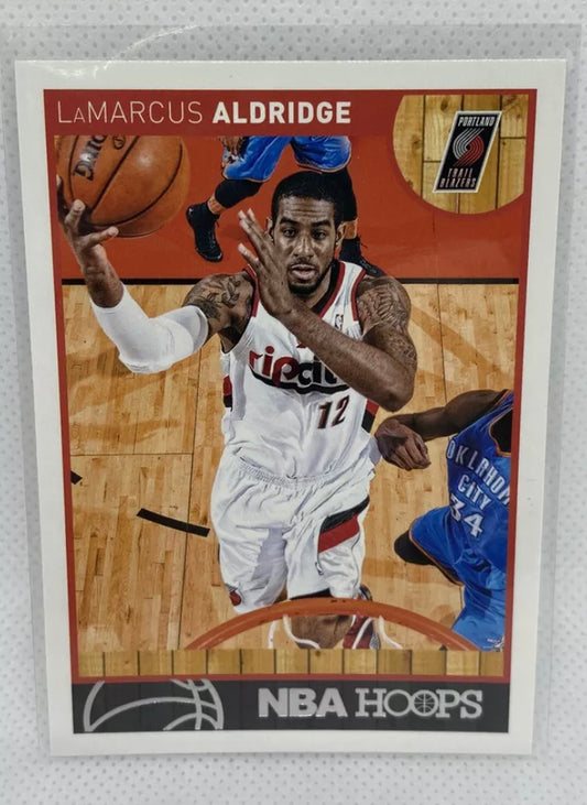 2013-14 NBA Hoops Red LaMarcus Aldridge #116