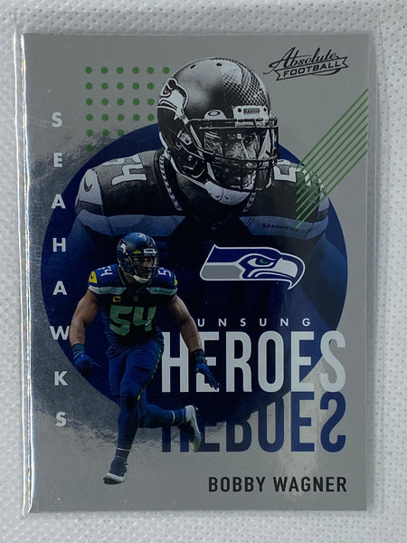 2021 Panini Absolute BOBBY WAGNER Unsung Heroes Insert - Seattle Seahawks E12