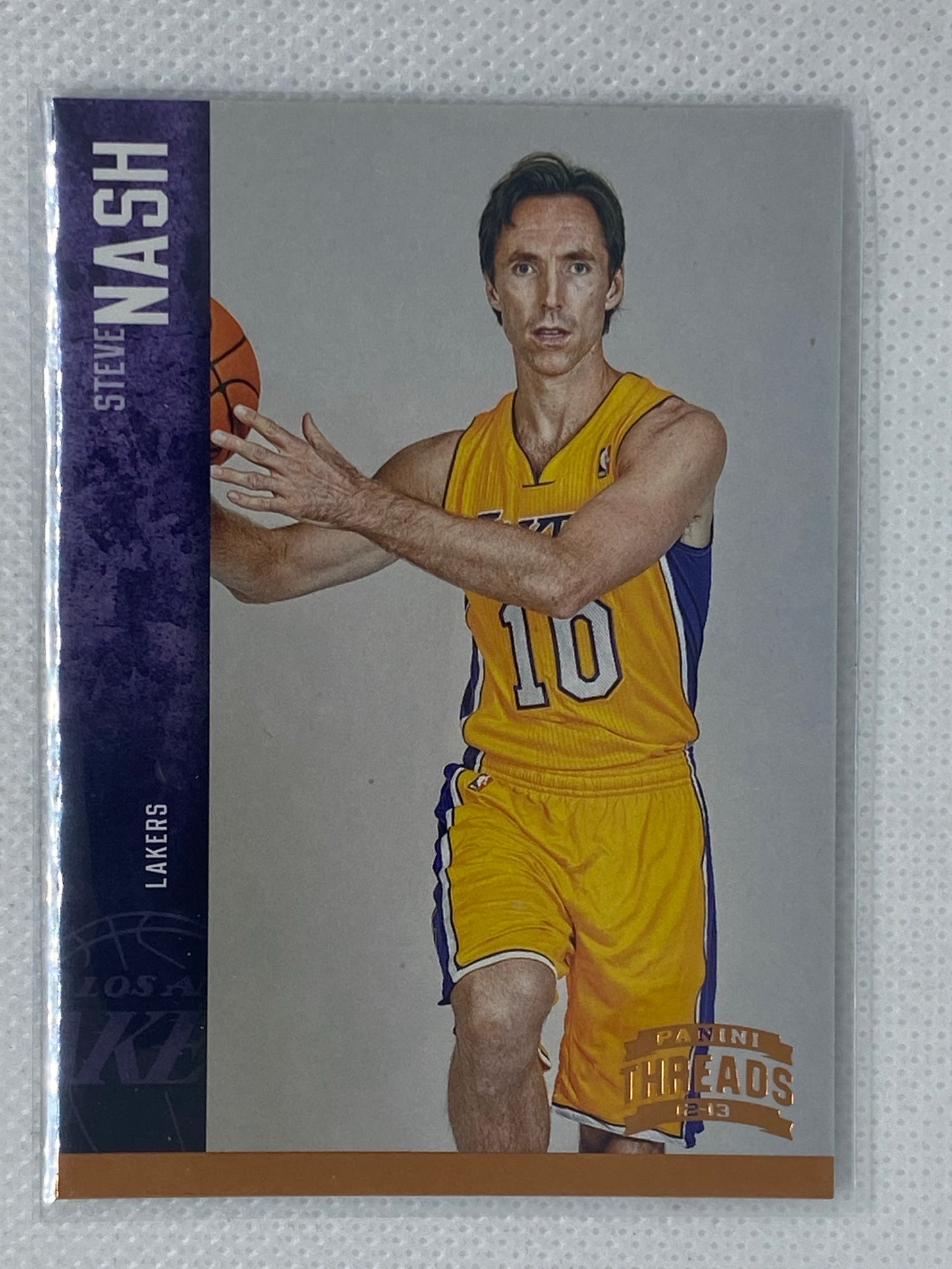 2012-13 Threads Steve Nash NBA Base Card Lakers #116