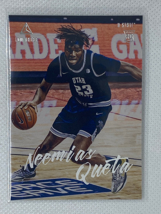 2021 Panini Chronicles Draft Luminance Base Rookie #89 Neemias Queta RC Utah St