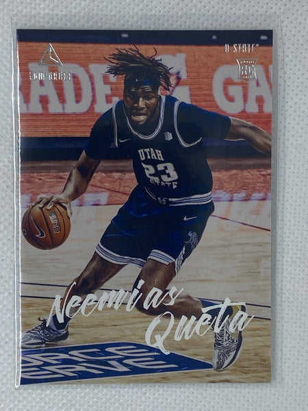 2021 Panini Chronicles Draft Luminance Base Rookie #89 Neemias Queta RC Utah St