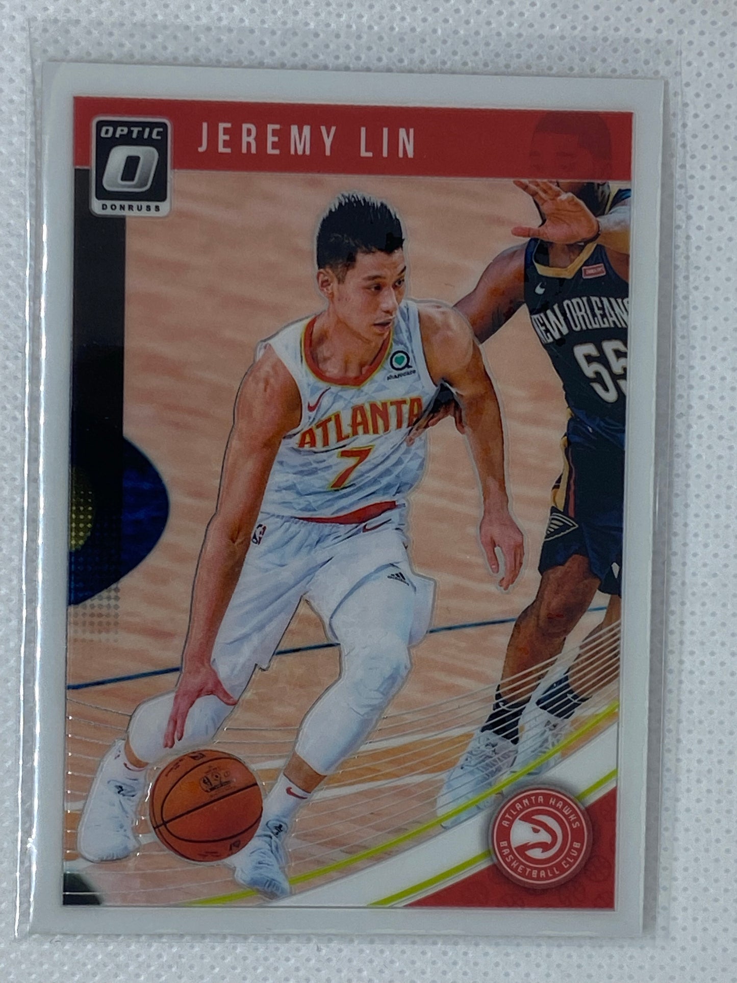 2018-19 Donruss Optic Base #16 Jeremy Lin - Atlanta Hawks