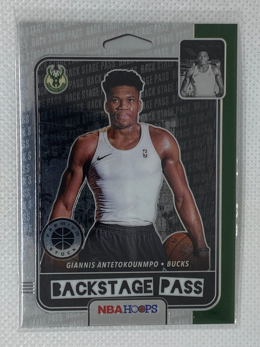 2019-20 Backstage Pass Giannis Antetokounmpo Milwaukee Bucks #9