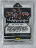 2021-22 Panini Prizm David Robinson Silver Prizm SP San Antonio Spurs HOF #242