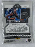 2021-22 Panini Prizm Cracked Ice Prizm SP Insert #231 Dejounte Murray Spurs