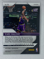 2018-19 Panini Prizm Karl Malone Silver Prizm Utah Jazz #75