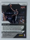 Rudy Gay 2018-19 Prizm Red White Blue Prizms #3 San Antonio Spurs Parallel Card