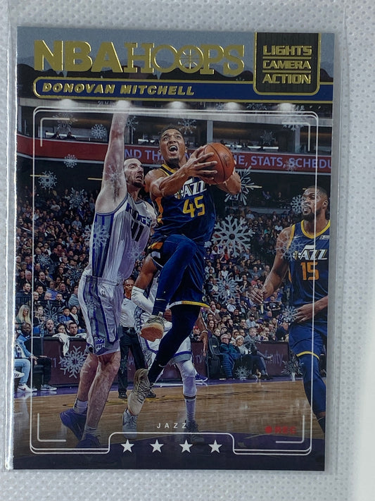 2018-19 Hoops Lights Camera Action Winter #25 Donovan Mitchell