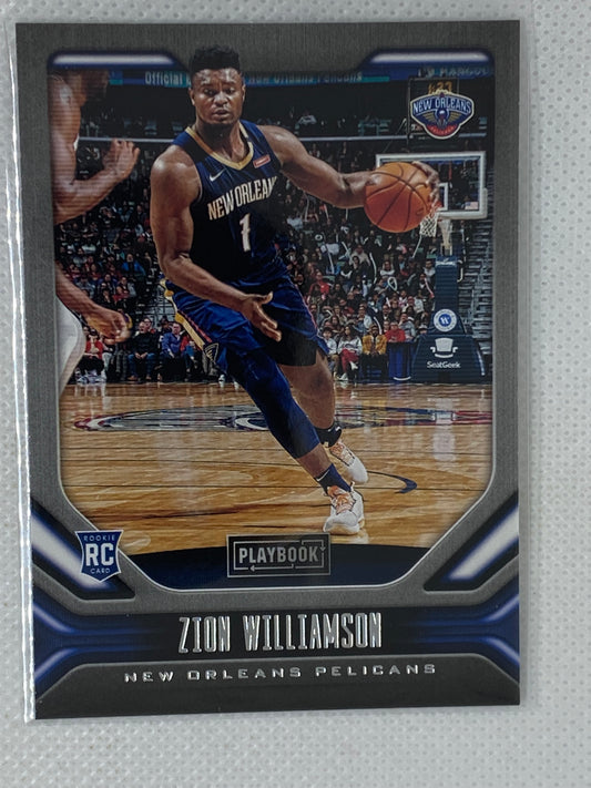 2019-20 Chronicles Playbook Zion Williamson #169 Rookie Card RC Pelicans