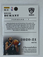 2020-21 Panini Chronicles Basketball Kevin Durant Base #10