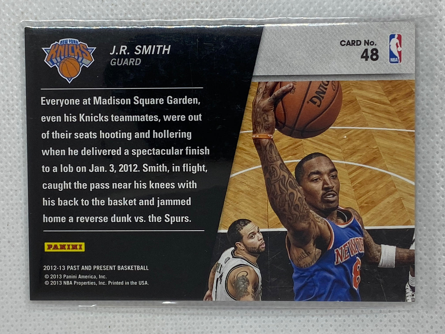 2012-13 Panini Past and Present Shattered Black Basketball Card #48 J.R. Smith