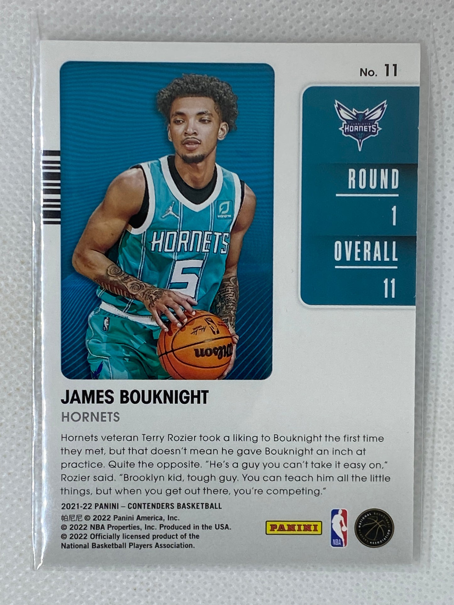 2021-22 Panini Contenders James Bouknight 2021 Draft Class Rookie Basketball #11