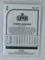 2019-20 Panini NBA Hoops Base #177 Kawhi Leonard - Los Angeles Clippers