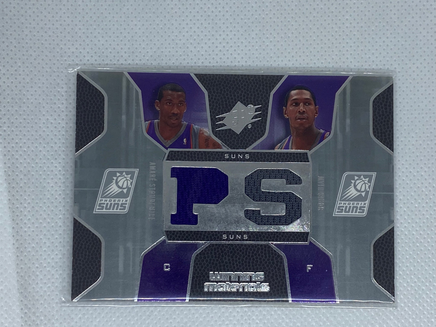 2007-08 SPx Winning Materials Combos Card #SD Amare Stoudemire/Boris Diaw Jsy