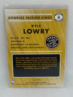 2015-16 PANINI DONRUSS Passing Kings Kyle Lowry Toronto Raptors #30