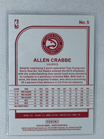 2019-20 NBA Hoops Basketball Red Backs #5 Allen Crabbe