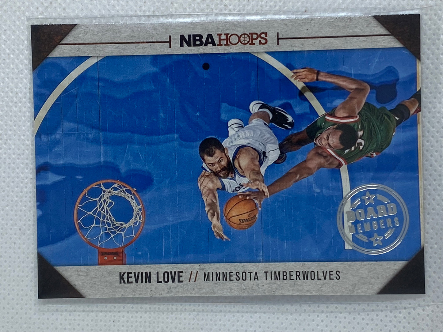 2013-14 Hoops Board Members Timberwolves Basketball Card #2 Kevin Love