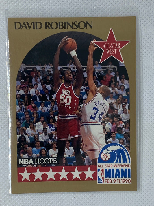 1990-91 NBA Hoops David Robinson All-Star West #24 San Antonio Spurs