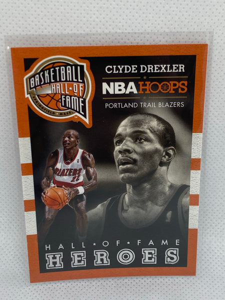 2013-14 Panini Hoops Hall of Fame Heroes #4 Clyde Drexler