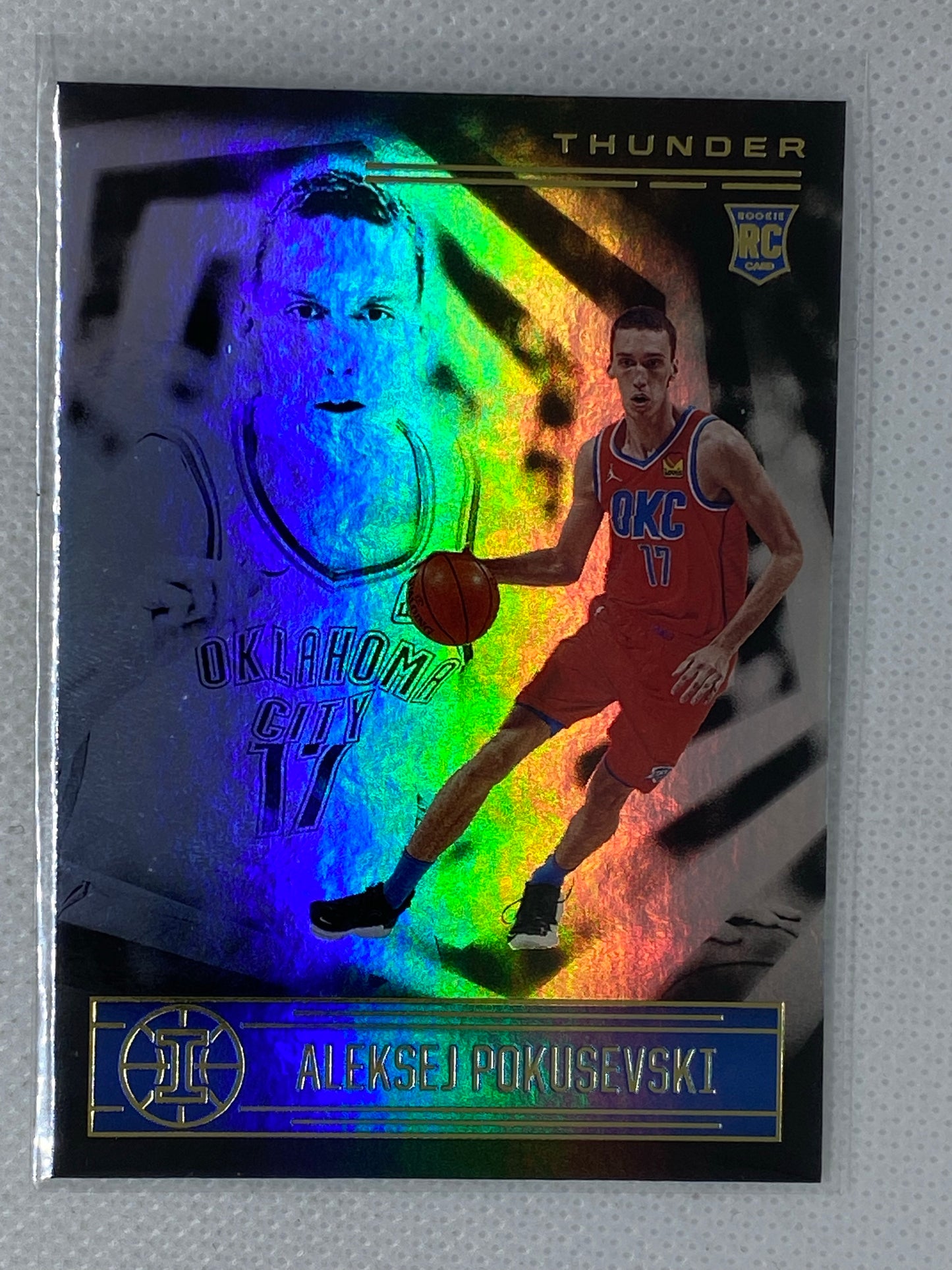 2020-21 Panini Illusions Basketball #188 Aleksej Pokusevski RC Rookie Thunder