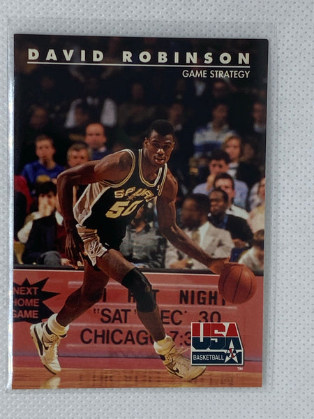 1992-93 SkyBox USA David Robinson San Antonio Spurs #75 NBA HOF Card