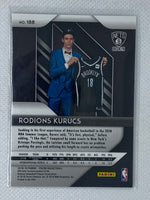2018-19 Panini Prizm Rodions Kurucs Base Rookie RC Brooklyn Nets #188