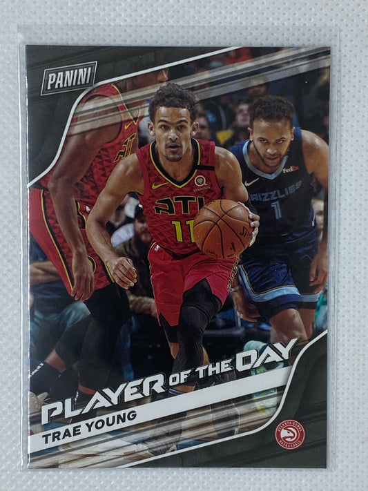 2020-21 Panini Player of the Day - #6 - Trae Young - Atlanta Hawks