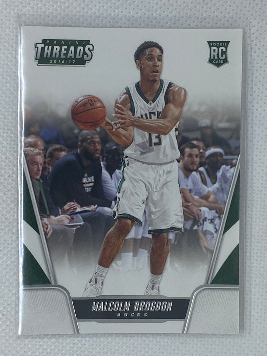 2016-17 Panini Threads Malcolm Brogdon RC #157 Milwaukee Bucks