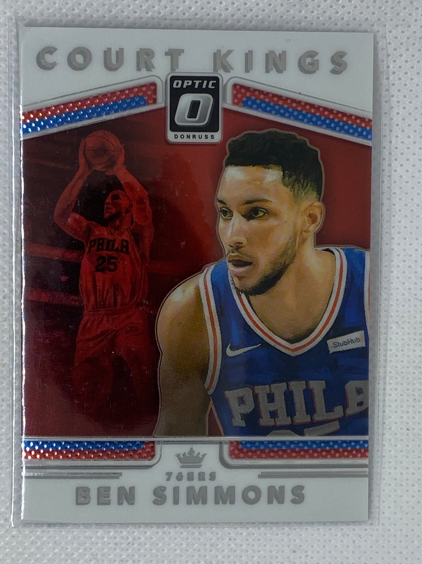 2017-18 Panini Donruss Optic Court Kings Ben Simmons Insert Card #1