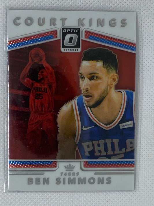 2017-18 Panini Donruss Optic Court Kings Ben Simmons Insert Card #1