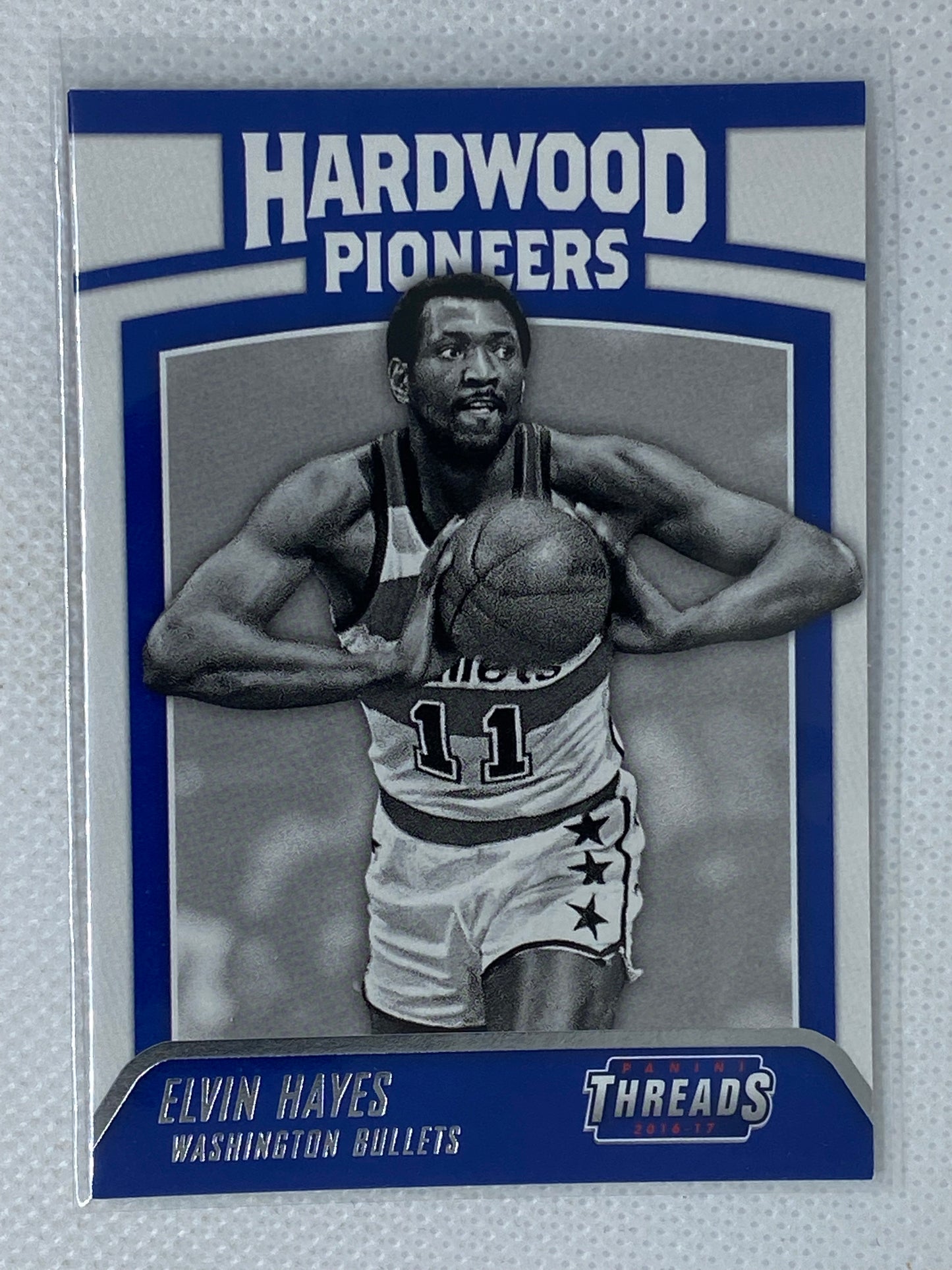 2016-17 Panini Threads Hardwood Pioneers Bullets Basketball Card #6 Elvin Hayes