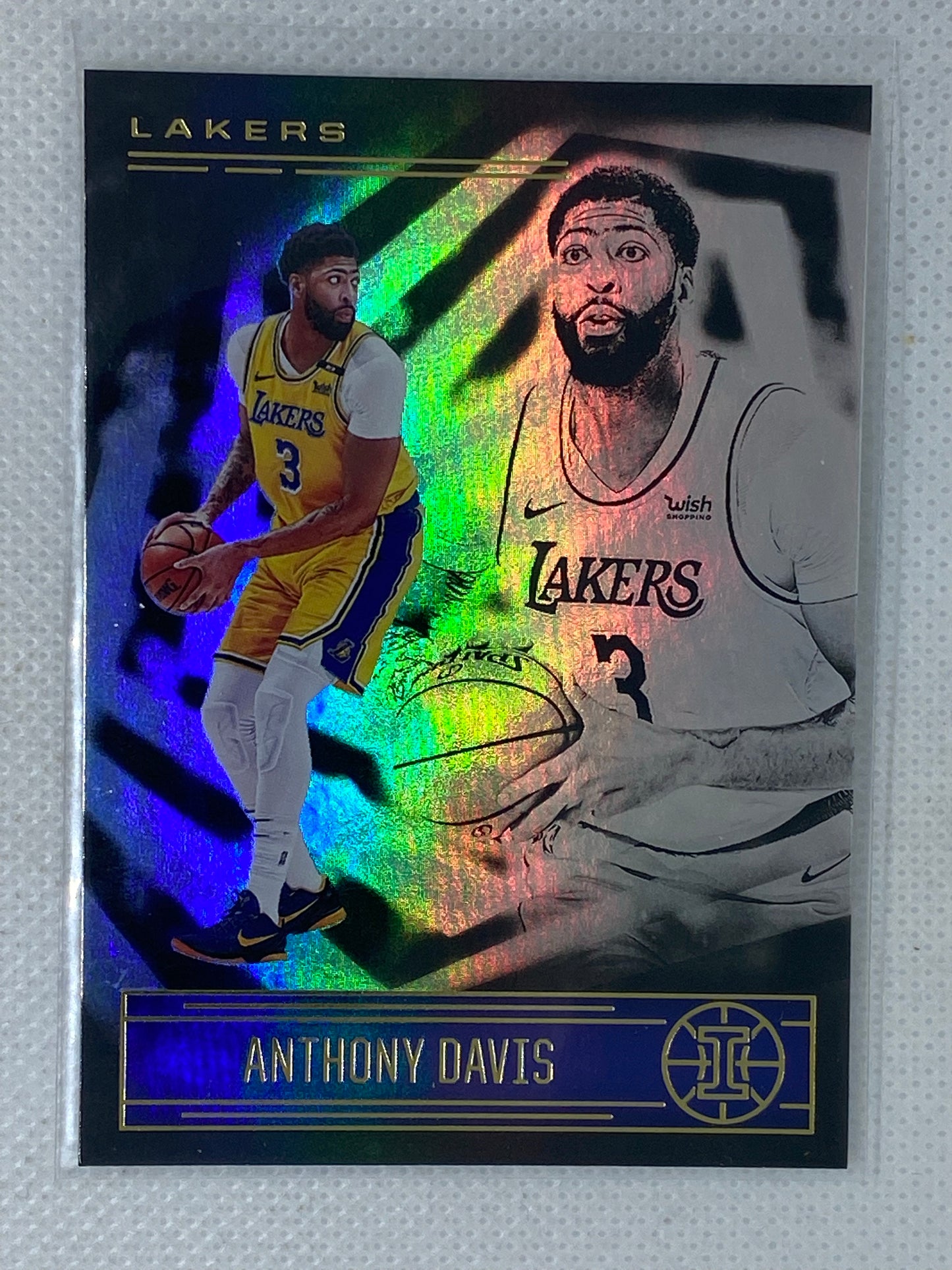 2020-21 Panini Illusions Basketball Base Set Card #70 Anthony Davis LAkers