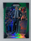 2017-18 Panini Prizm Green Prizms Erik Spoelstra #60