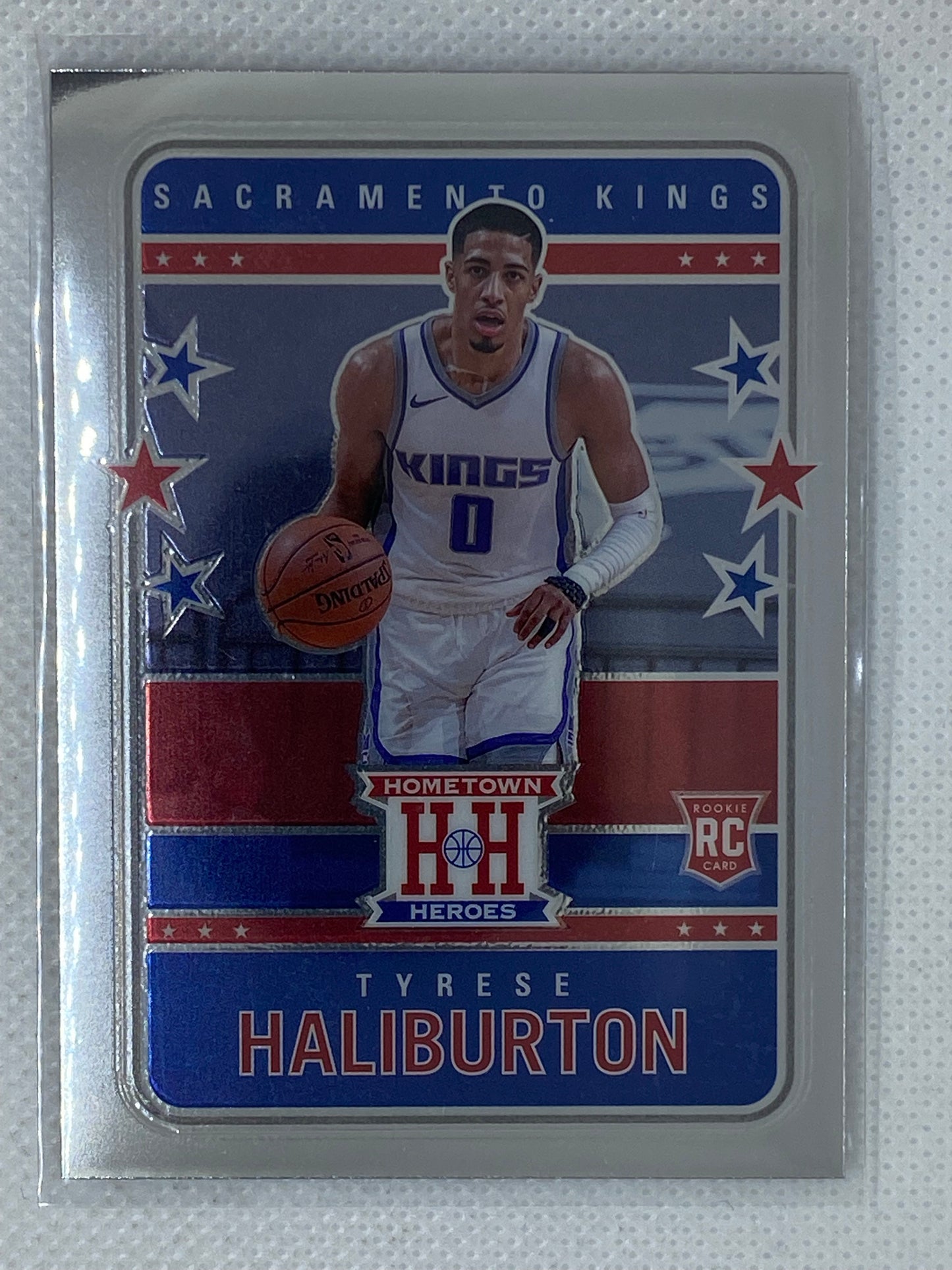 2020-21 Panini Chronicles Tyrese Haliburton Hometown Heroes Rookie RC #556 Sacramento Kings